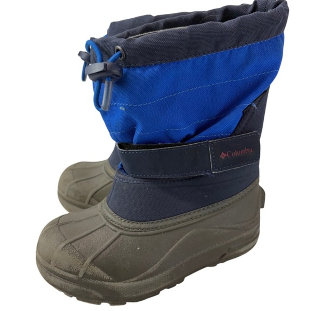 Columbia Winter Snow Boots‎ Little Kid Size 13 Blue Gray Waterproof